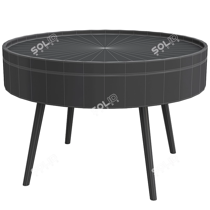 Sleek Starlet Coffee Table 3D model image 2