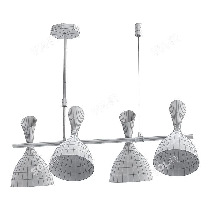 Odeon Light RASTO 4665/4: Elegant Illumination 3D model image 2