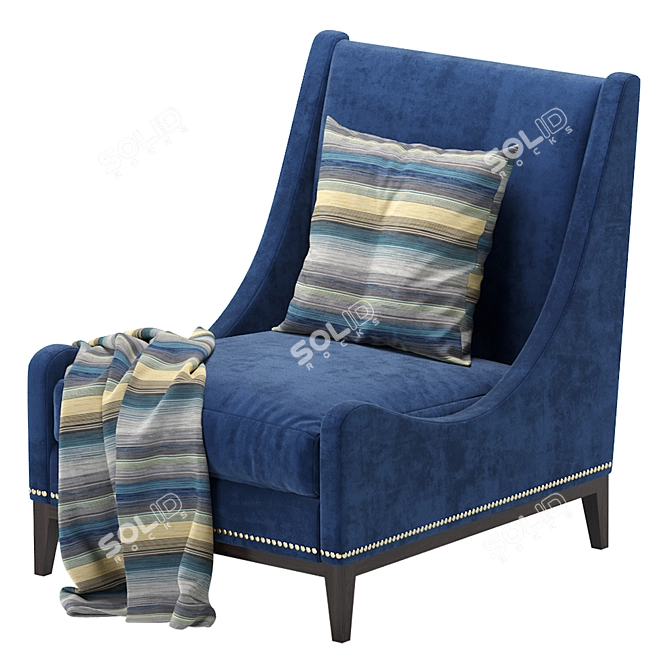 TIVOLI Cazarina Armchair - Timeless Elegance 3D model image 4