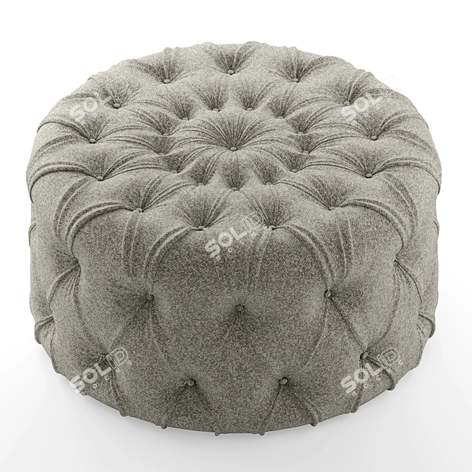 Luxe Italian New KAP Pouf 3D model image 9