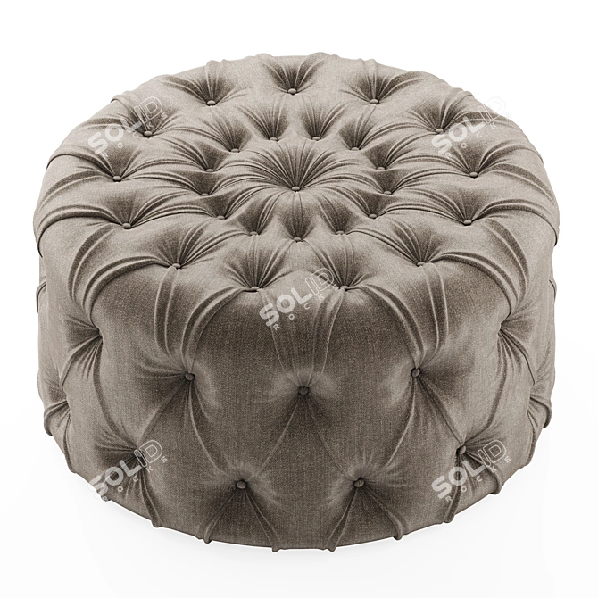 Luxe Italian New KAP Pouf 3D model image 10