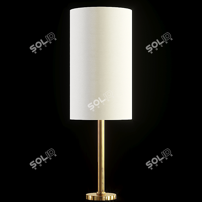 Handle Art Deco 15 Table Lamp 3D model image 1