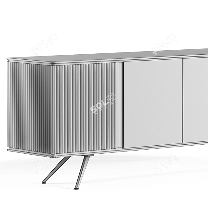 Modern Rustic Beretta Sideboard 3D model image 3