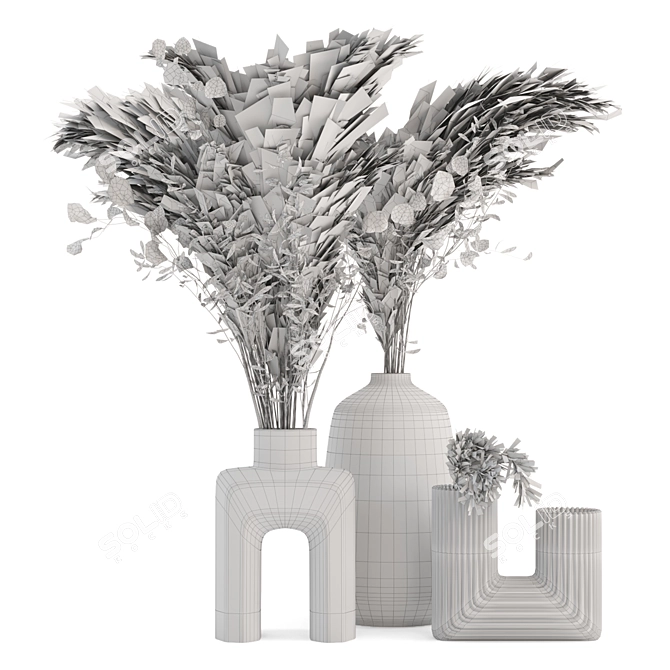 Pampas Plantset: Dried Beauty 3D model image 7