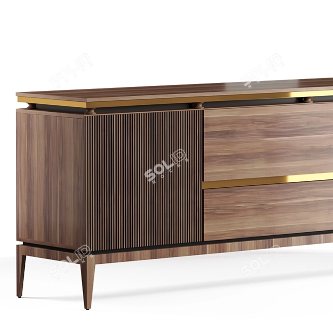 Elegant Mia Sideboard by Yolliving 3D model image 2