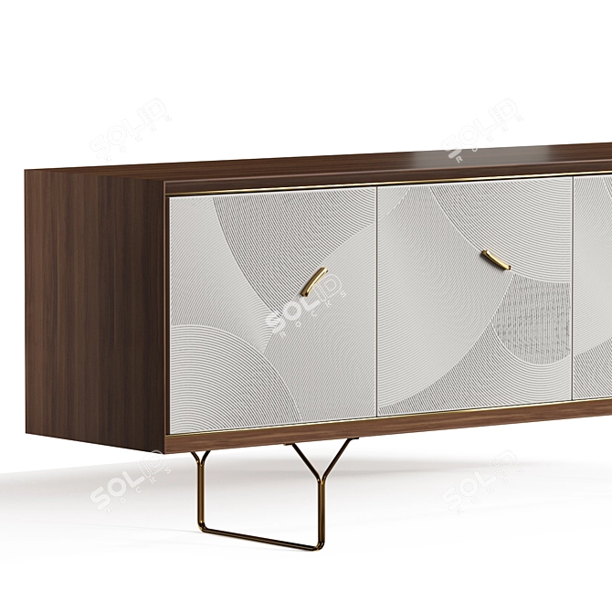 Elegant Pena Sideboard: Functional and Stylish 3D model image 2