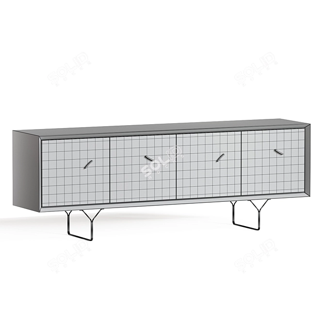 Elegant Pena Sideboard: Functional and Stylish 3D model image 4
