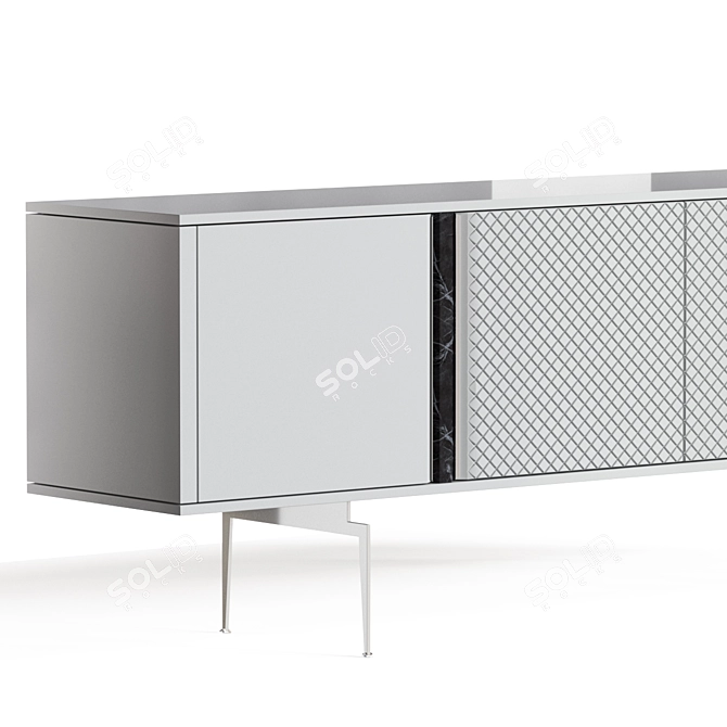 Modern Vesta Sideboard: Stylish Storage Solution 3D model image 2