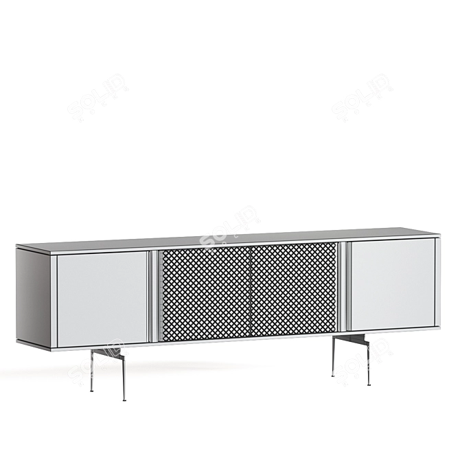 Modern Vesta Sideboard: Stylish Storage Solution 3D model image 4