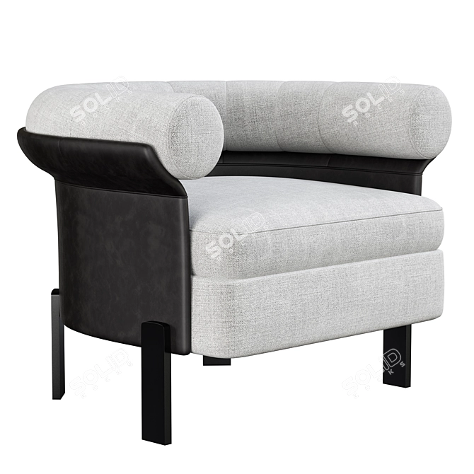 Modern Minotti Mattia Sofa: Versatile, Elegant Comfort 3D model image 3