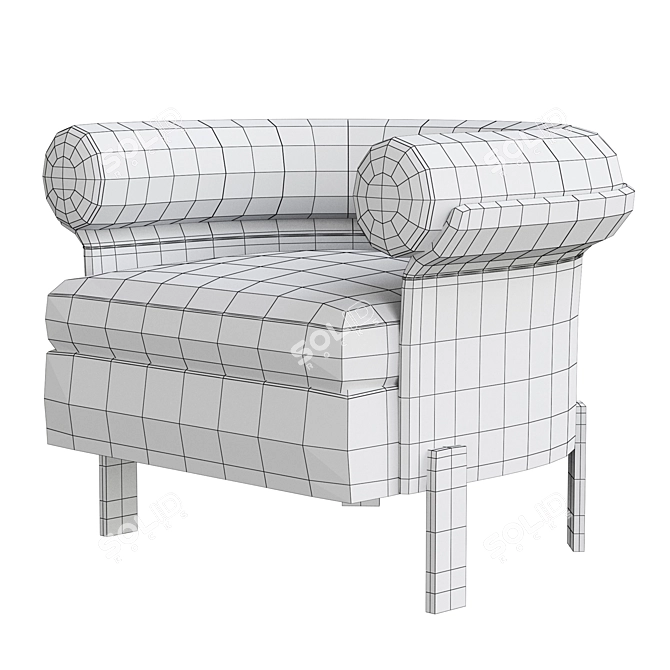 Modern Minotti Mattia Sofa: Versatile, Elegant Comfort 3D model image 5