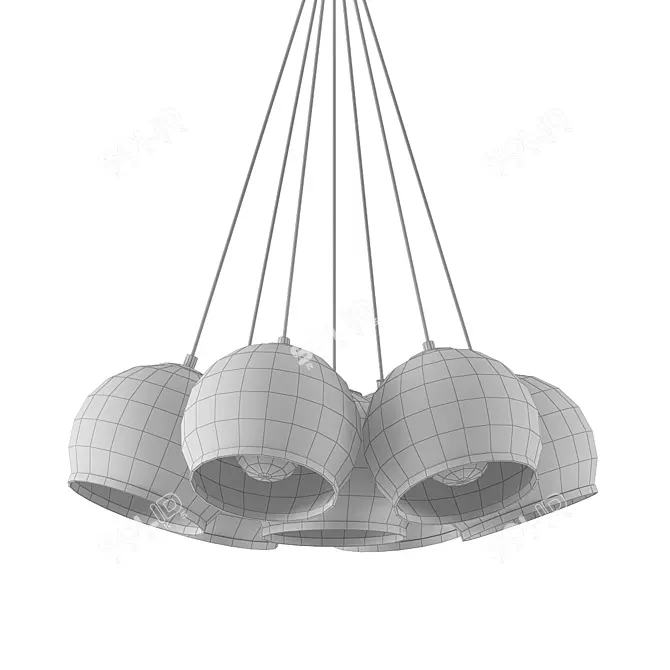 Nuazen: Stylish Design Lamps 3D model image 2