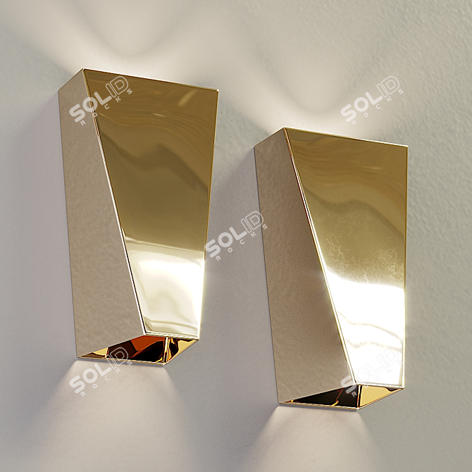 Title: Art Deco 24 Handle - Elegant Studio Lighting 3D model image 1