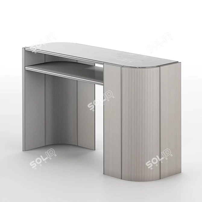 Frato Okayama Console: Elegant and Functional 3D model image 3