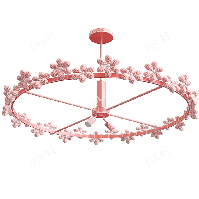 Elegant Florentina Design Lamps 3D model image 4