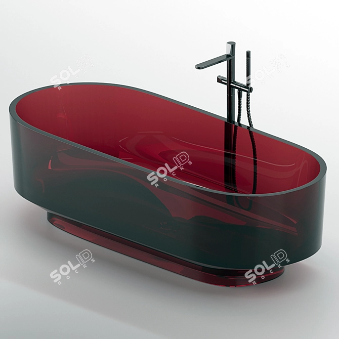 Luxury Bath Borghi with Exclusive Design 3D model image 1