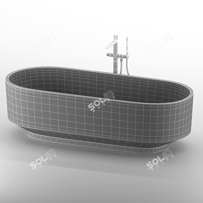 Luxury Bath Borghi with Exclusive Design 3D model image 5