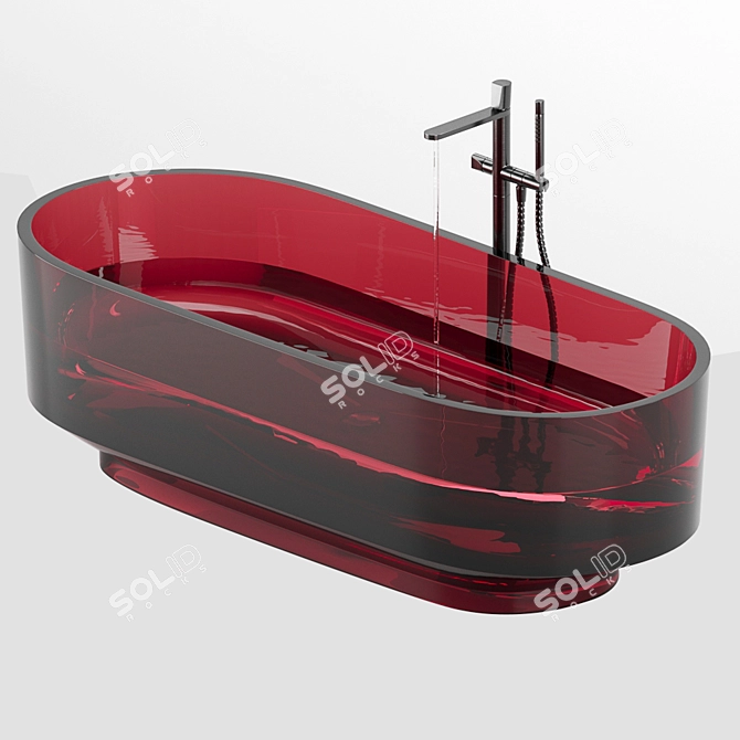 Luxury Bath Borghi with Exclusive Design 3D model image 12