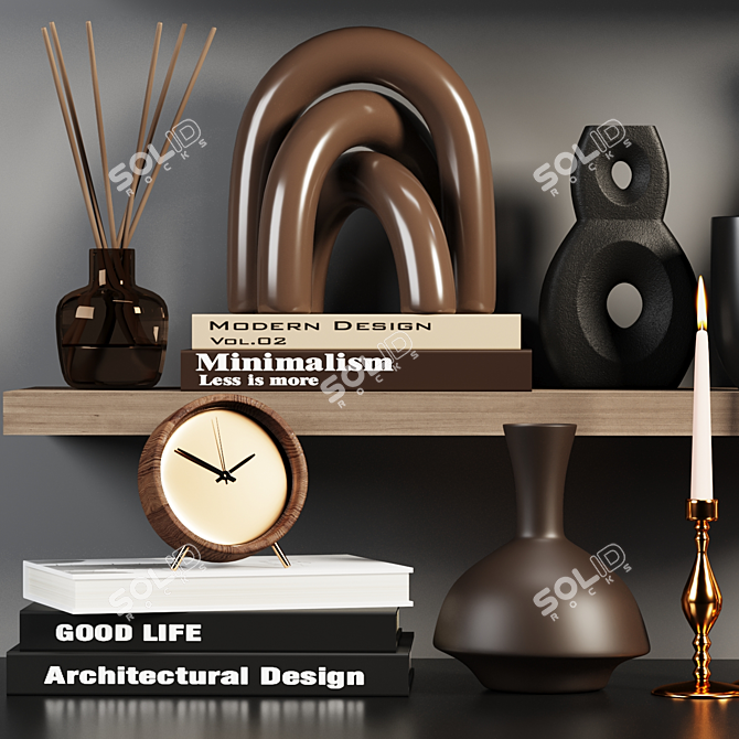 Elegant Decor Set: 3D Max & Obj Compatible 3D model image 2