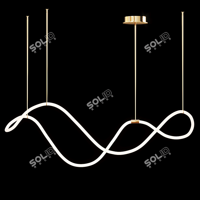 Scandinavian Pendant Lights: Stylish and Versatile 3D model image 5