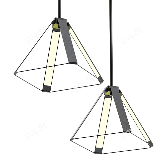 Bonke: Innovative Design Lamps 3D model image 1