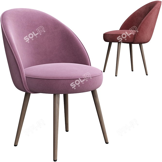 Saarinen Conference Chair: Timeless Elegance 3D model image 1