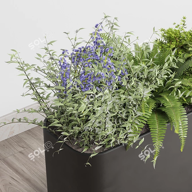 Indoor Plant Collection - Plastic Vase 3D model image 4