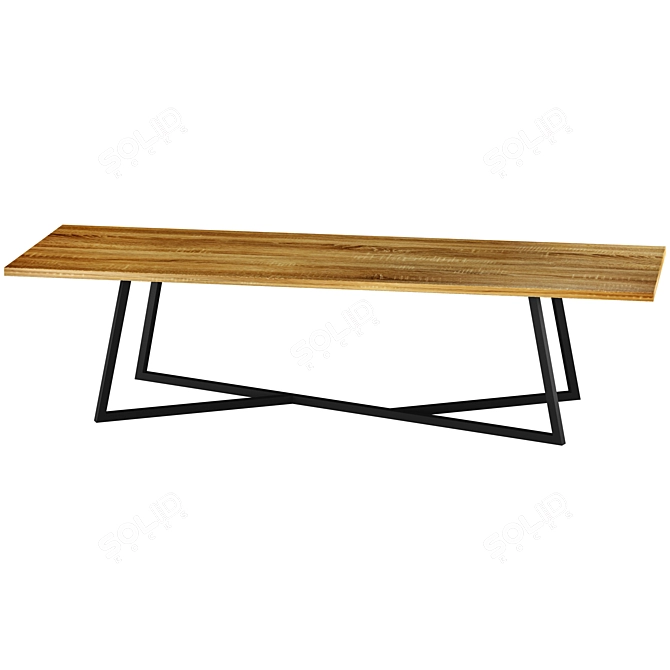 Modern Designer Dining Table 3D model image 3