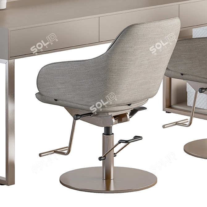 Ultimate Beauty Salon Barber Set 3D model image 3