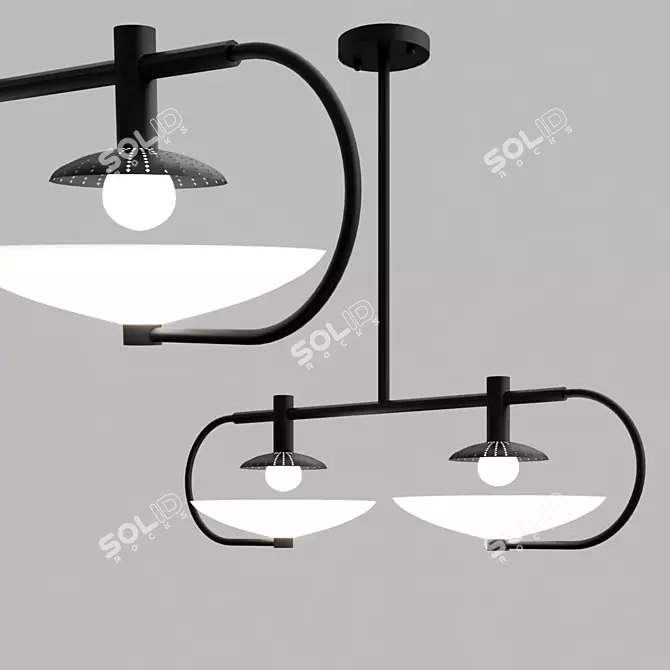 REMO Modern Design Lamp 3D model image 2