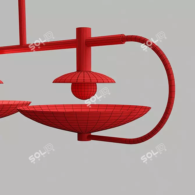REMO Modern Design Lamp 3D model image 4