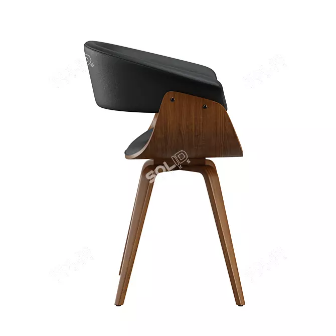 Stylish Schuyler25 Chair: Modern Comfort 3D model image 3
