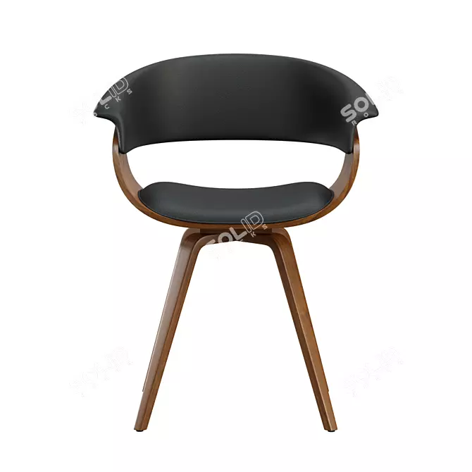 Stylish Schuyler25 Chair: Modern Comfort 3D model image 4