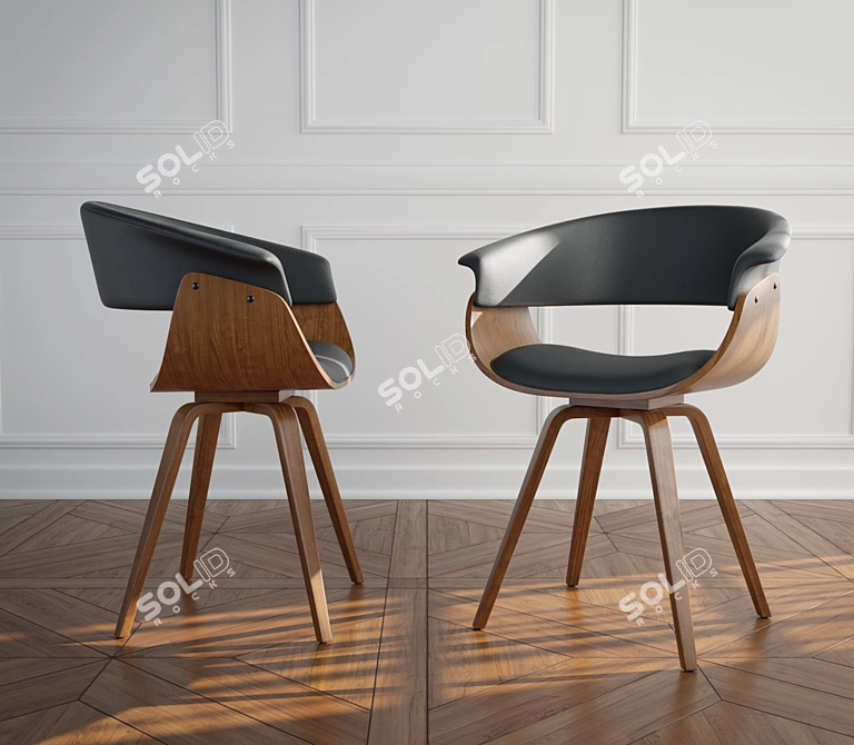 Stylish Schuyler25 Chair: Modern Comfort 3D model image 7