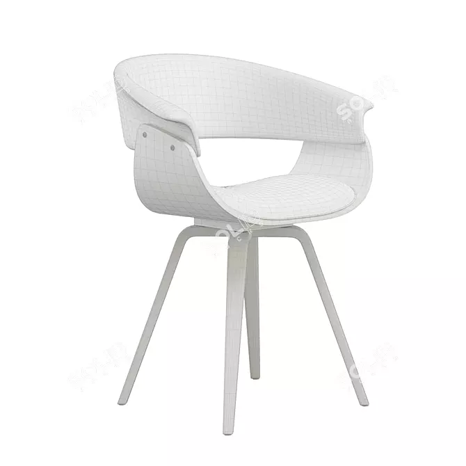 Stylish Schuyler25 Chair: Modern Comfort 3D model image 8