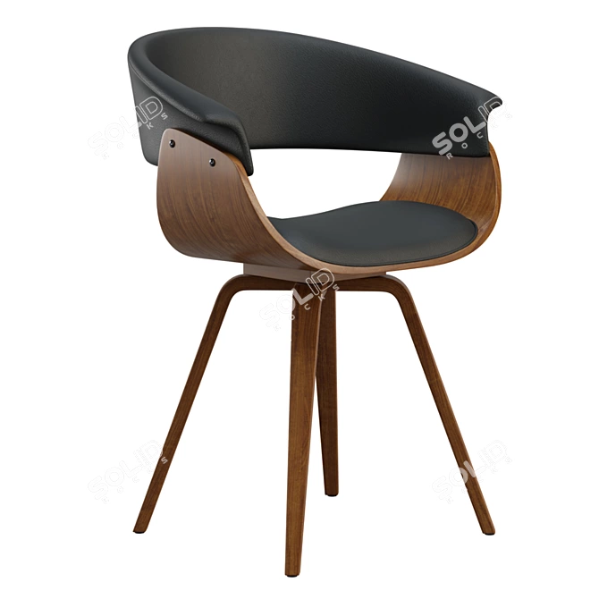 Stylish Schuyler25 Chair: Modern Comfort 3D model image 9