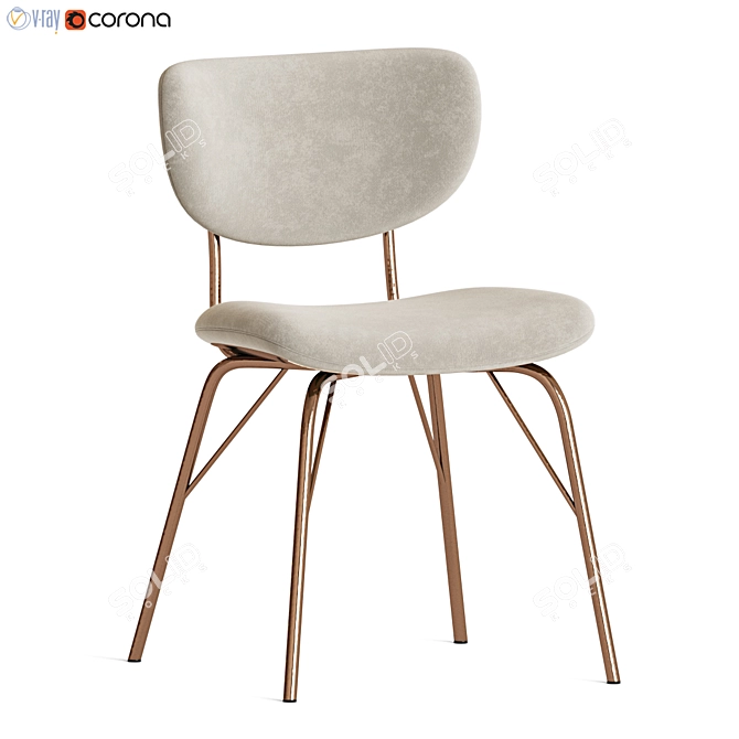 Cocoon Open Back Chair: 2012 Version 3D model image 1