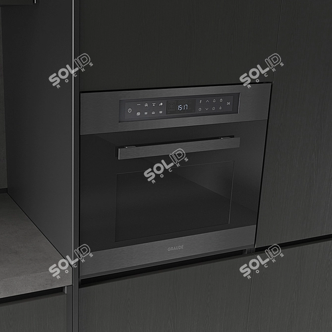 Sleek ALEA Kitchen Collection 3D model image 4