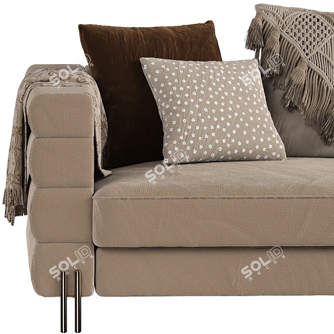 York Sofa: Stylish Comfort for Your Home 3D model image 2