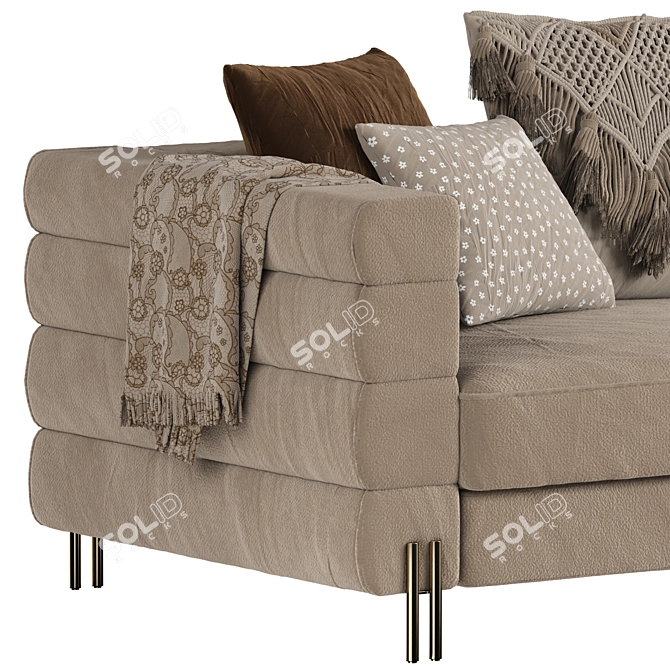 York Sofa: Stylish Comfort for Your Home 3D model image 3