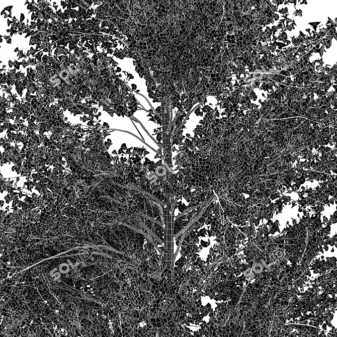 Ginkgo Biloba Tree: Perfect Fall Foliage 3D model image 4