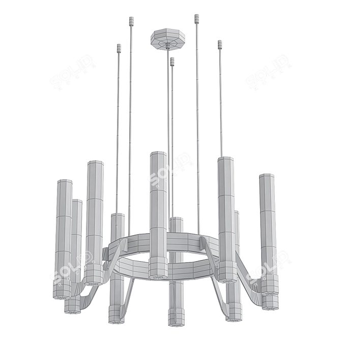 Elegant Berga Design Lamps 3D model image 2