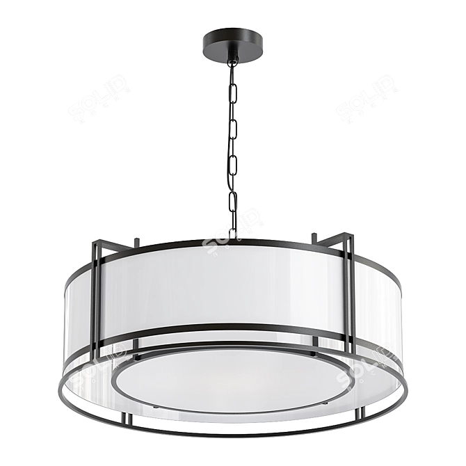 Elegant Design Lamp 3D model image 1