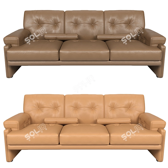 Luxurious B&B Italia Coronado Sofa 3D model image 1