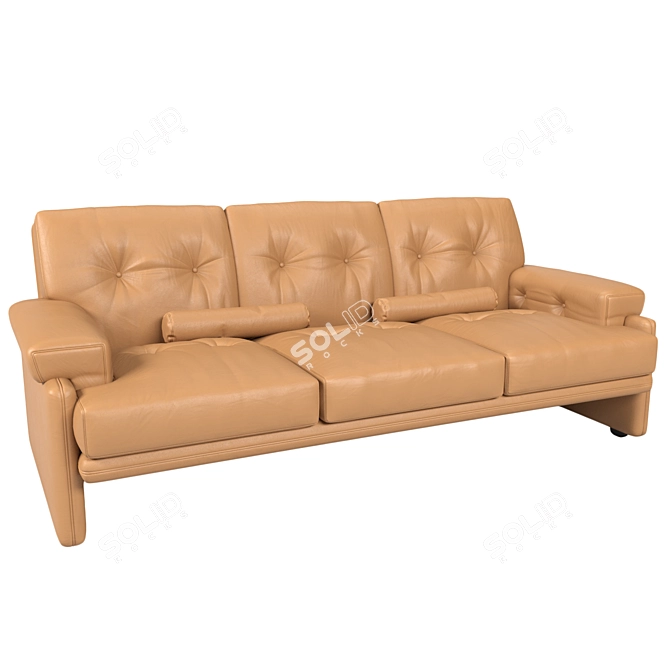 Luxurious B&B Italia Coronado Sofa 3D model image 2