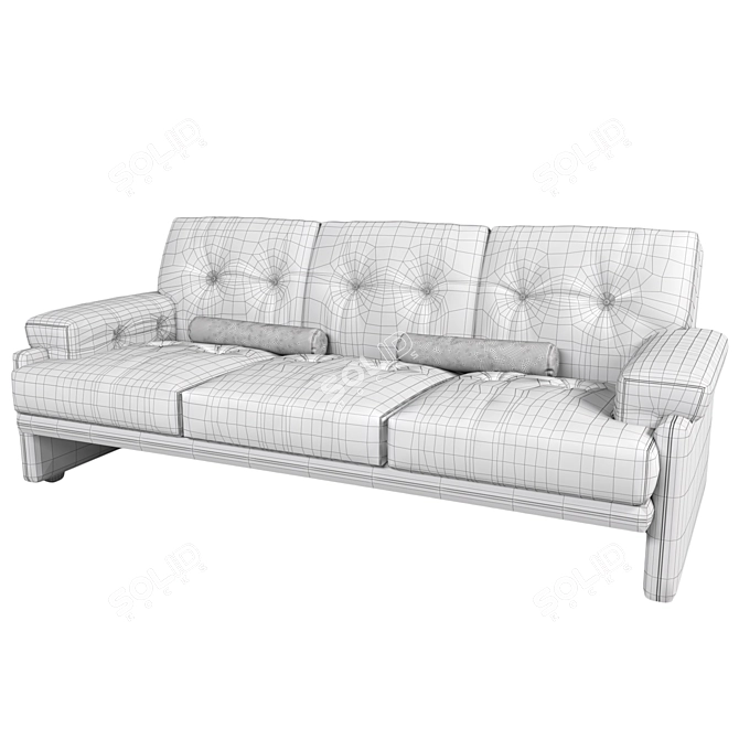 Luxurious B&B Italia Coronado Sofa 3D model image 5