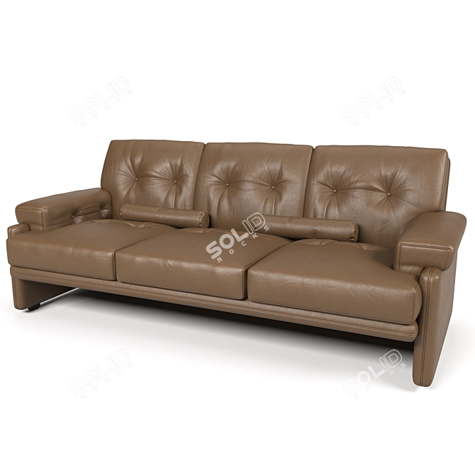 Luxurious B&B Italia Coronado Sofa 3D model image 8