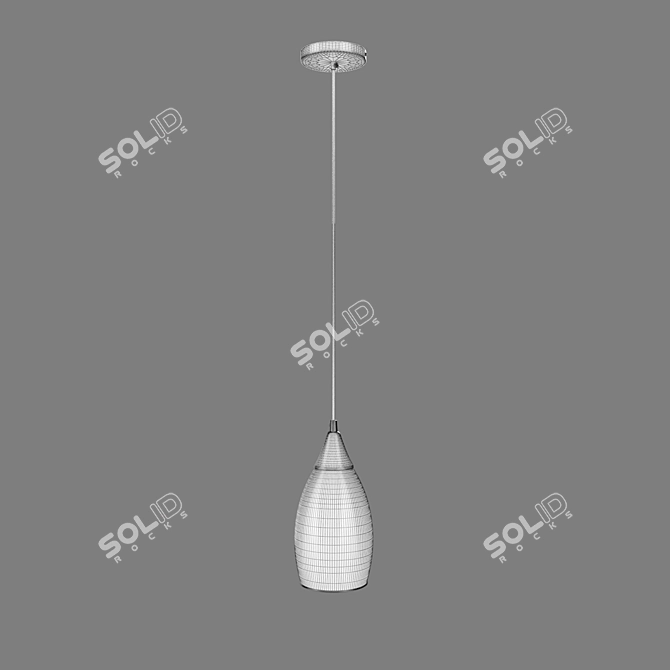 OM Pendant Lamp Eurosvet 50085/1 Black Pearl 3D model image 2