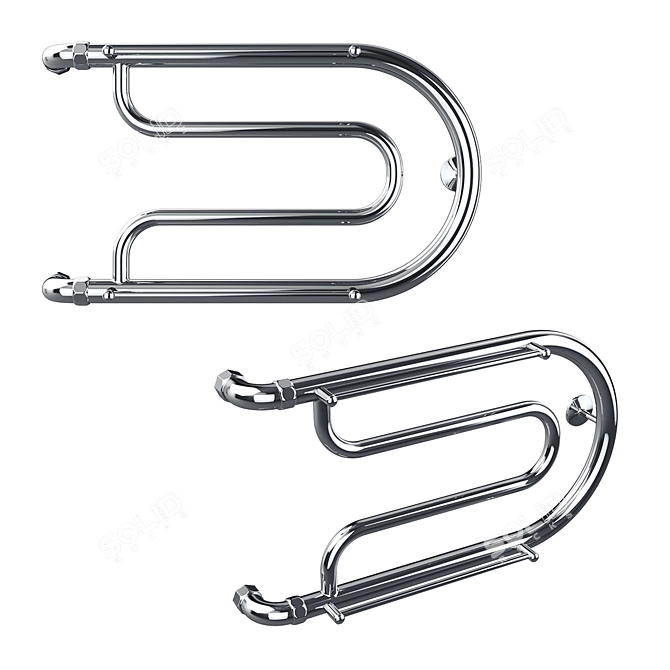 TERMINUS Foxtrot AISI Towel Dryer 3D model image 1