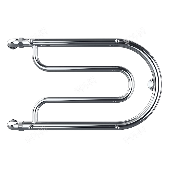 TERMINUS Foxtrot AISI Towel Dryer 3D model image 2